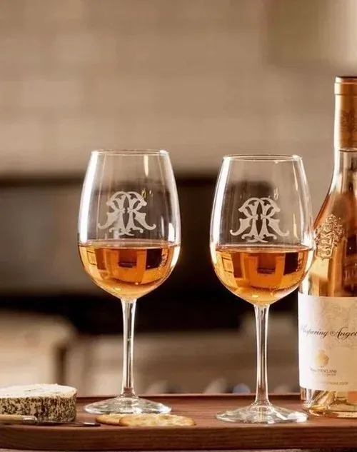 Monogrammed glassware